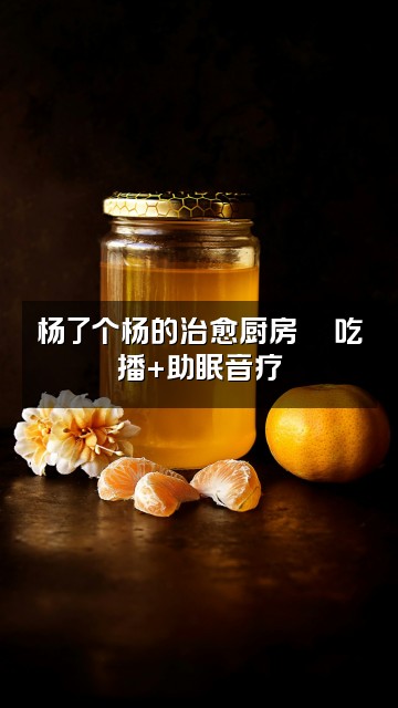 抖音杨了个杨（助眠声控）视频封面：杨了个杨的治愈厨房🍜吃播+助眠音疗